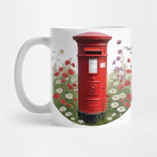 Red post box Mug